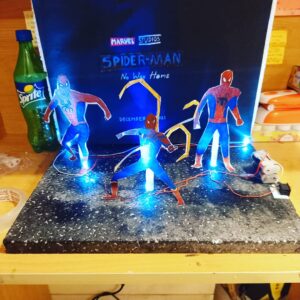 Spiderman No Way Home 3d model poster:Art&Craft|Artisticaa|Best artist on instagram